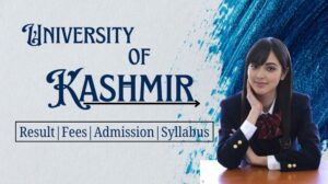 Distance Education of Kashmir University